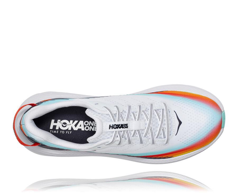 Hoka One One Running Shoes Mens White/Blue - Ironman Rincon 2 - 41263DURZ